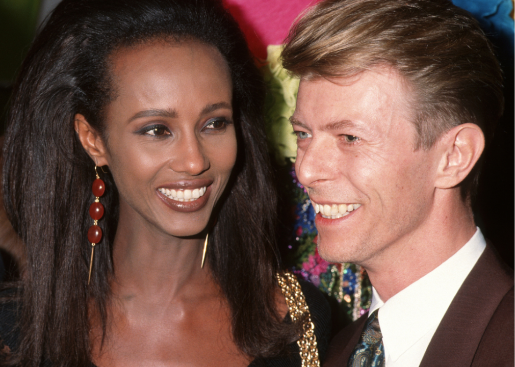 1992: Marrying model Iman